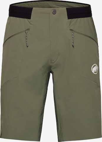 MAMMUT Outdoor Pants 'AENERGY' in Green: front