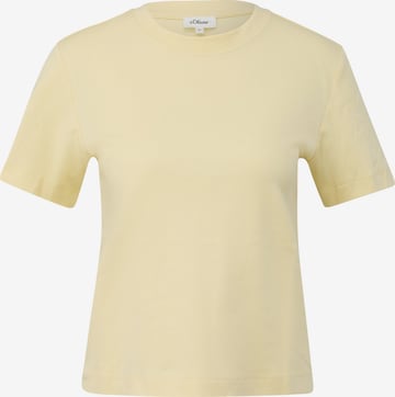 s.Oliver Koszulka w kolorze żółty: przód