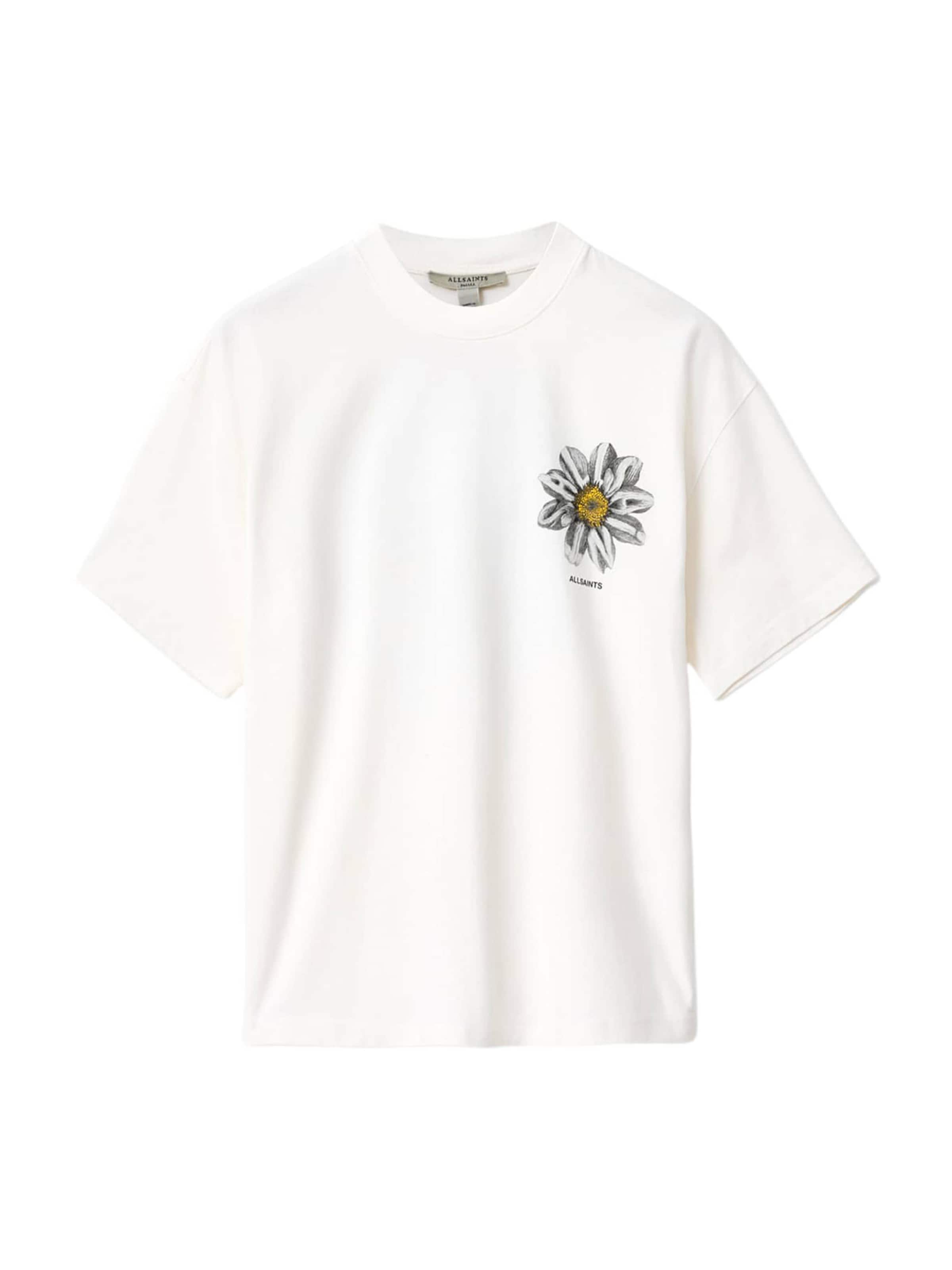 AllSaints T-shirt 'PETAL ETTA' i vit: framsida