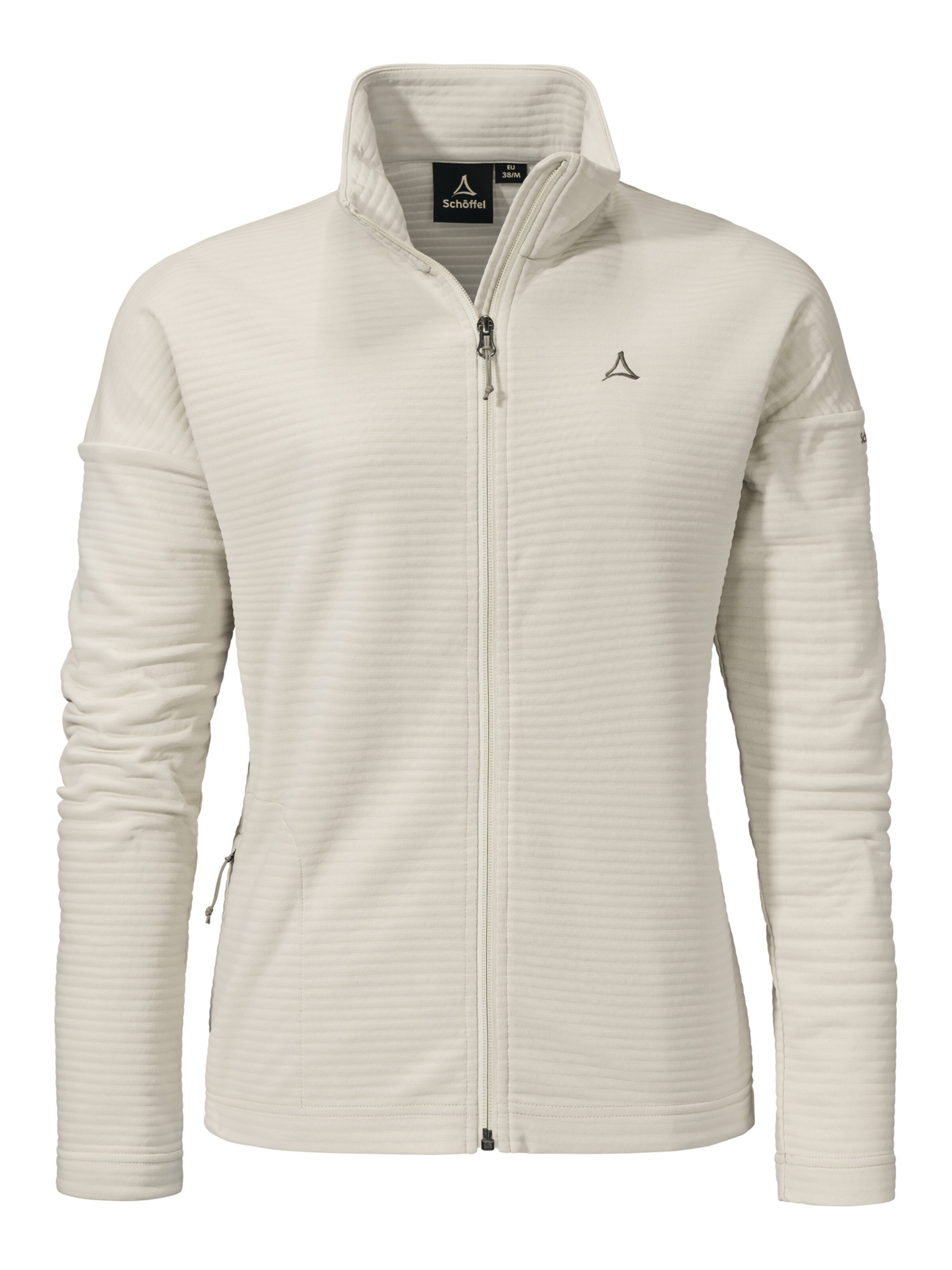 Veste en polaire fonctionnelle ' Hiking CIRC Fleece Jk Style Smue WMS ' Schöffel en beige : devant