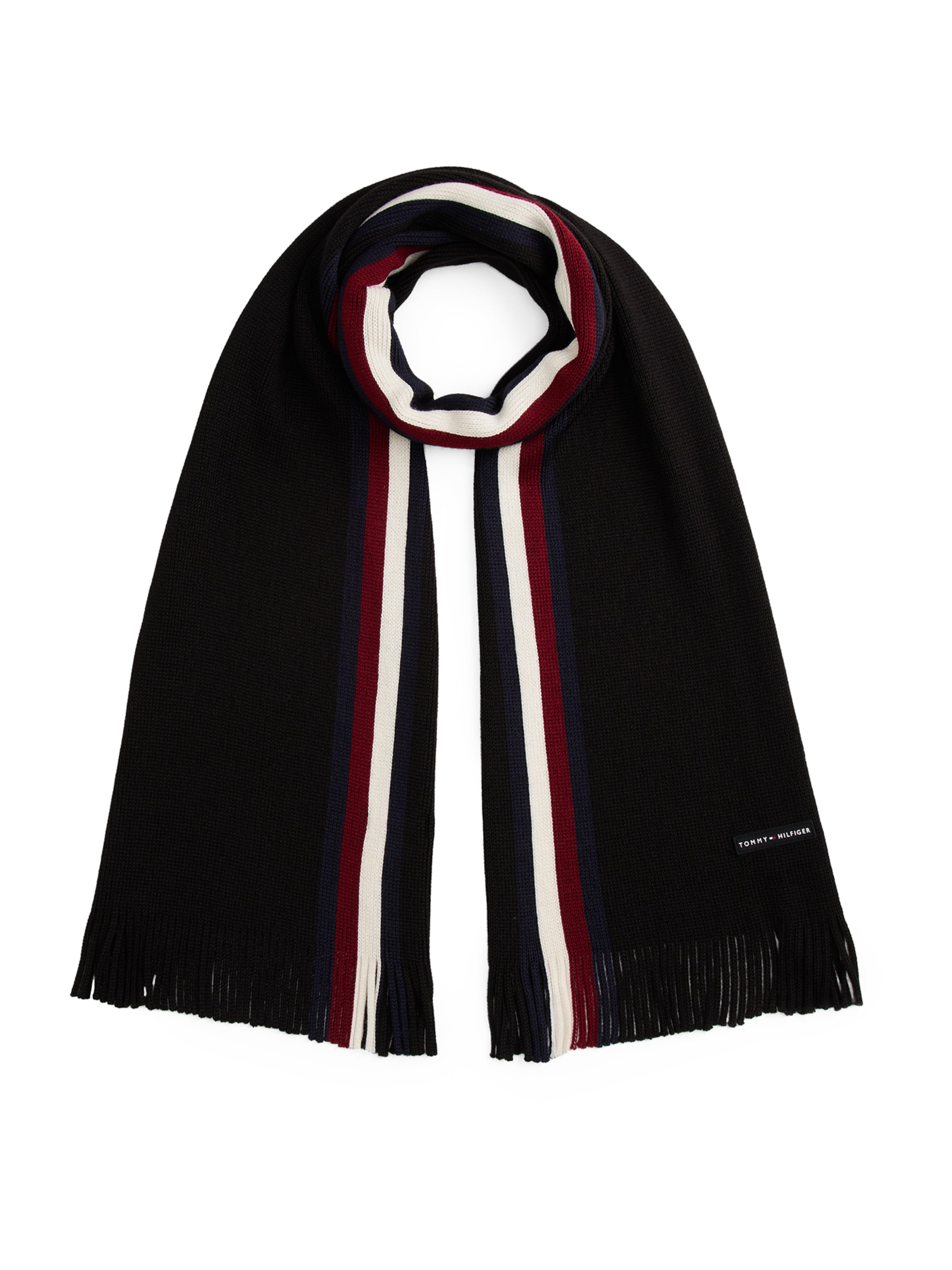 TOMMY HILFIGER Szalik 'RACHELLE' w kolorze czarny: przód