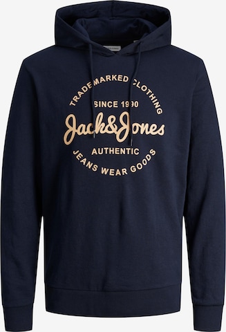 Jack & Jones Plus Sweatshirt in Blue: front