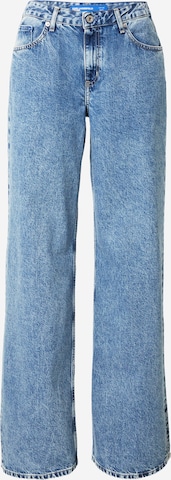 Largi Jeans de la KARL LAGERFELD JEANS pe albastru: față