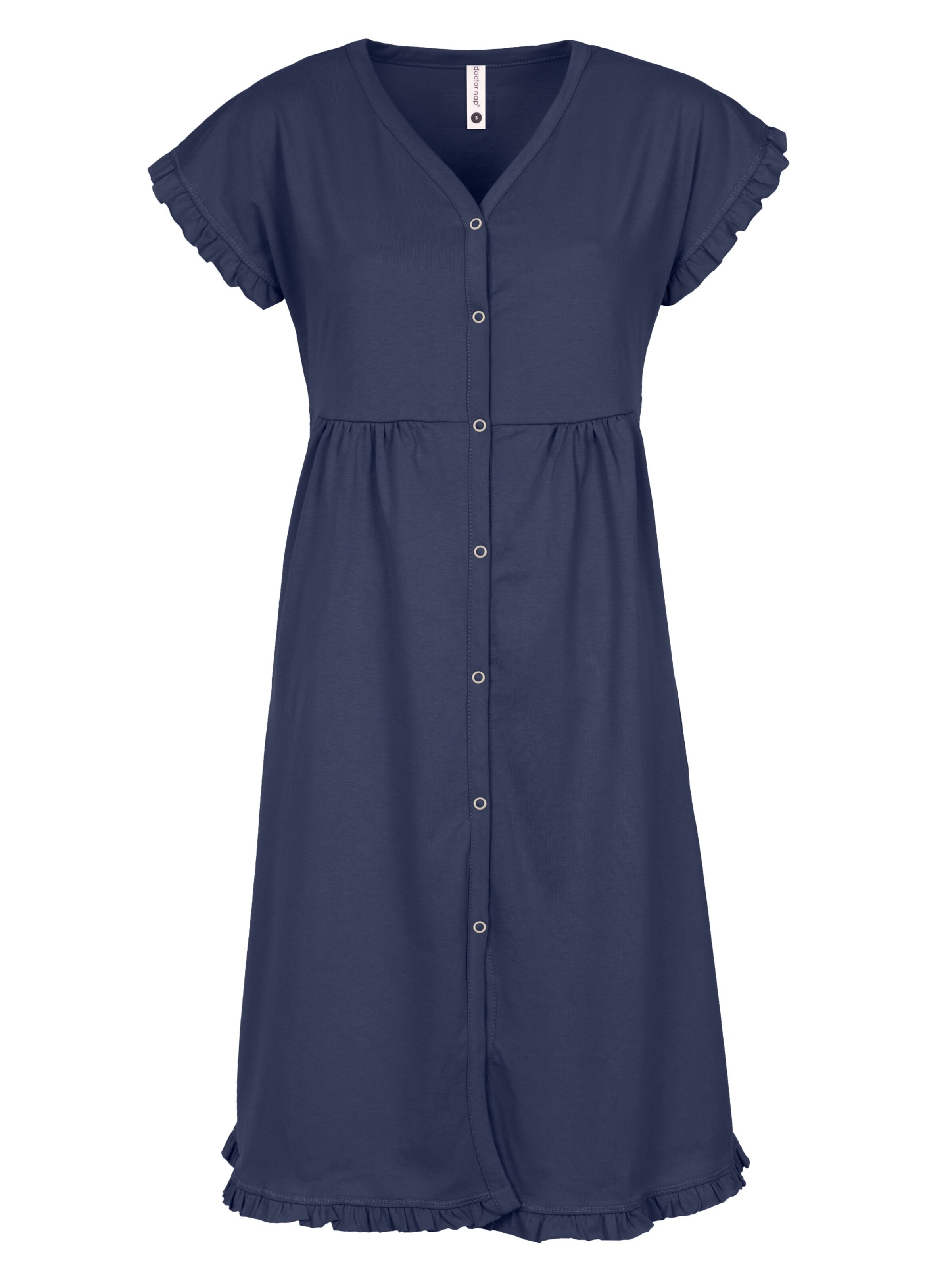 Doctor nap Nightgown 'Doctor Nap Damen Nachthemd' in Blue: front