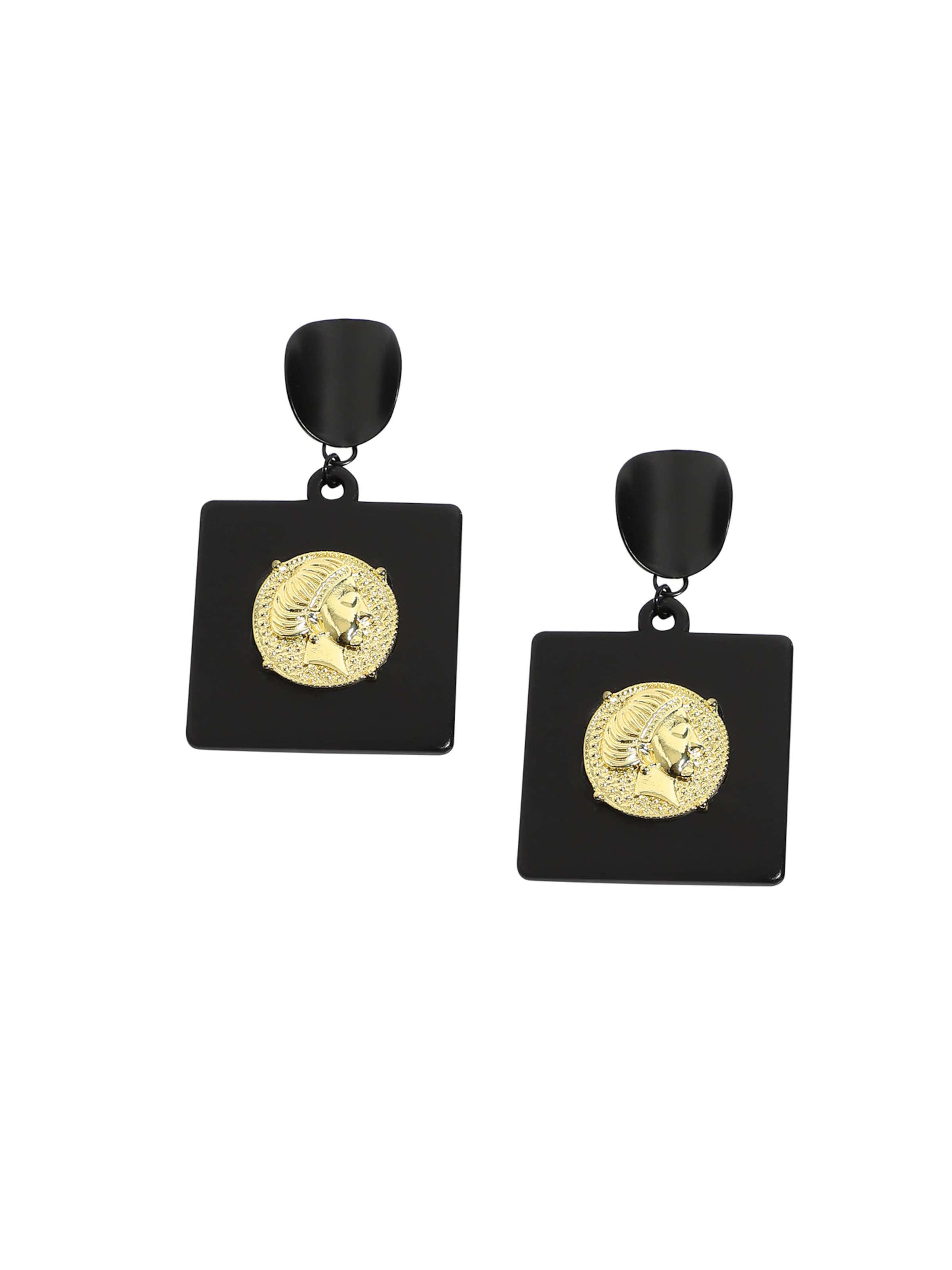 SOHI Fülbevalók ' Dollie ' - fekete: elől