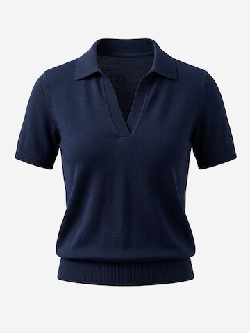 Il Lanificio Top in Blue: front