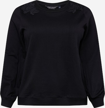 Dorothy Perkins Curve Sweatshirt in Black: front