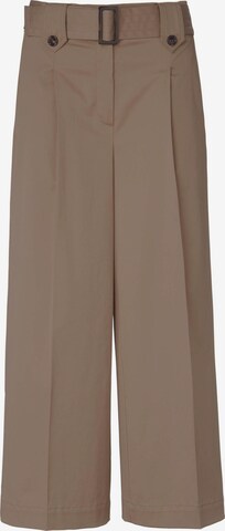 Basler Boot cut Pants in Brown: front
