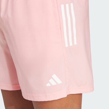 ADIDAS PERFORMANCE Regular Workout Pants 'Own The Run' in Pink