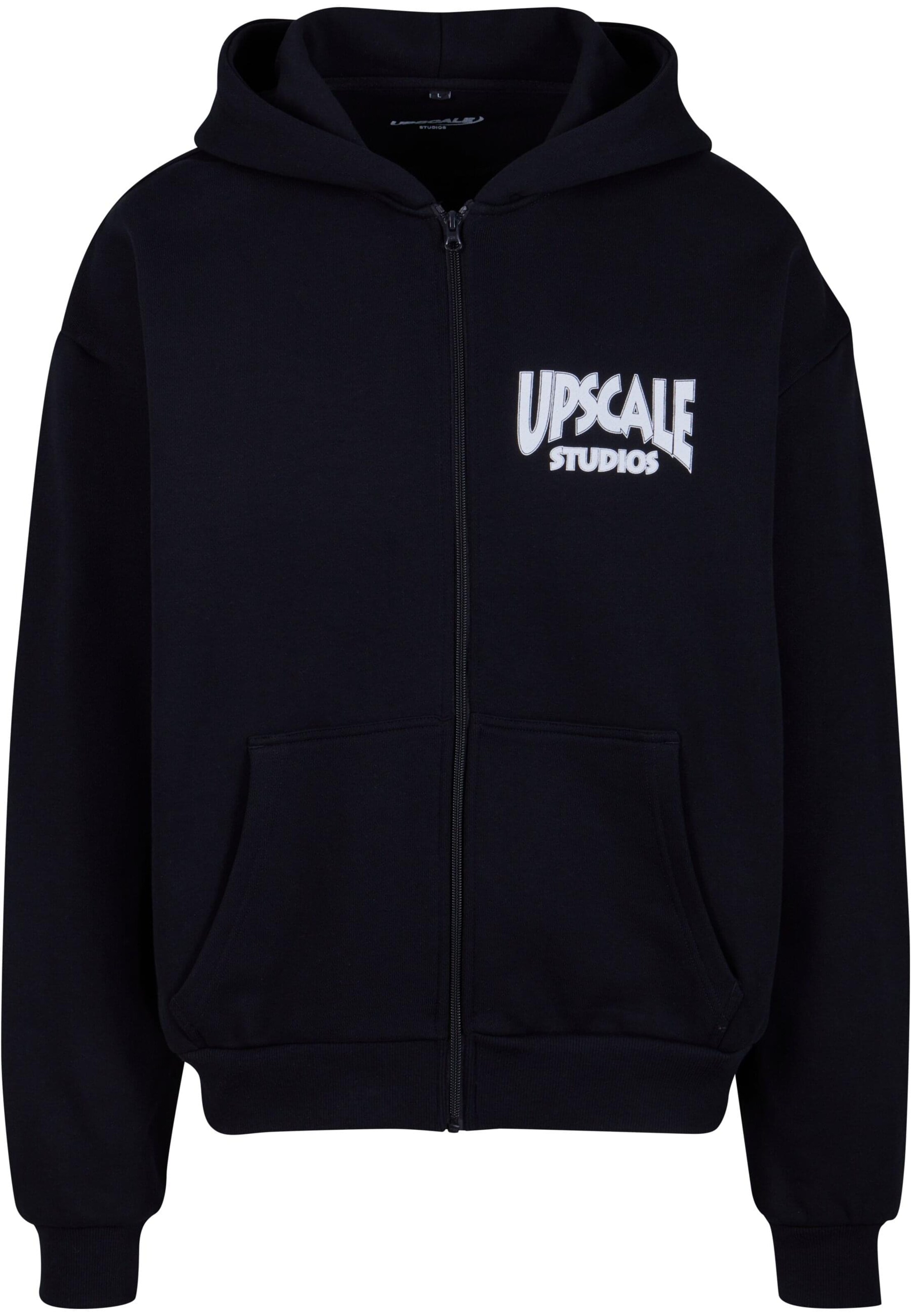 MT Upscale Sweat jacket in Black: front