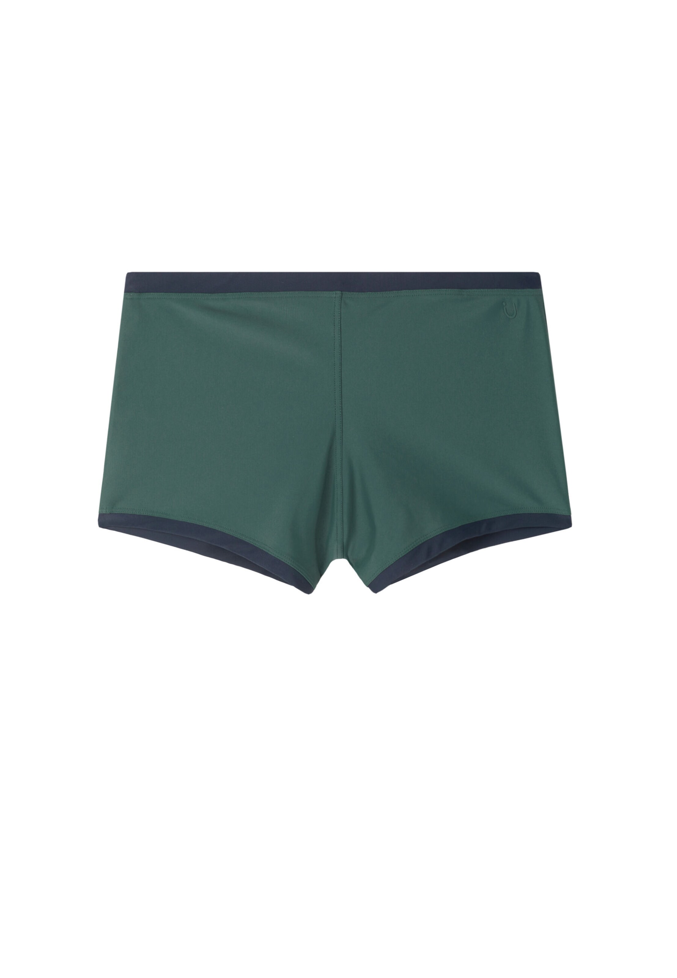 IUMAN Intimissimi Uomo Swim Trunks in Green: front