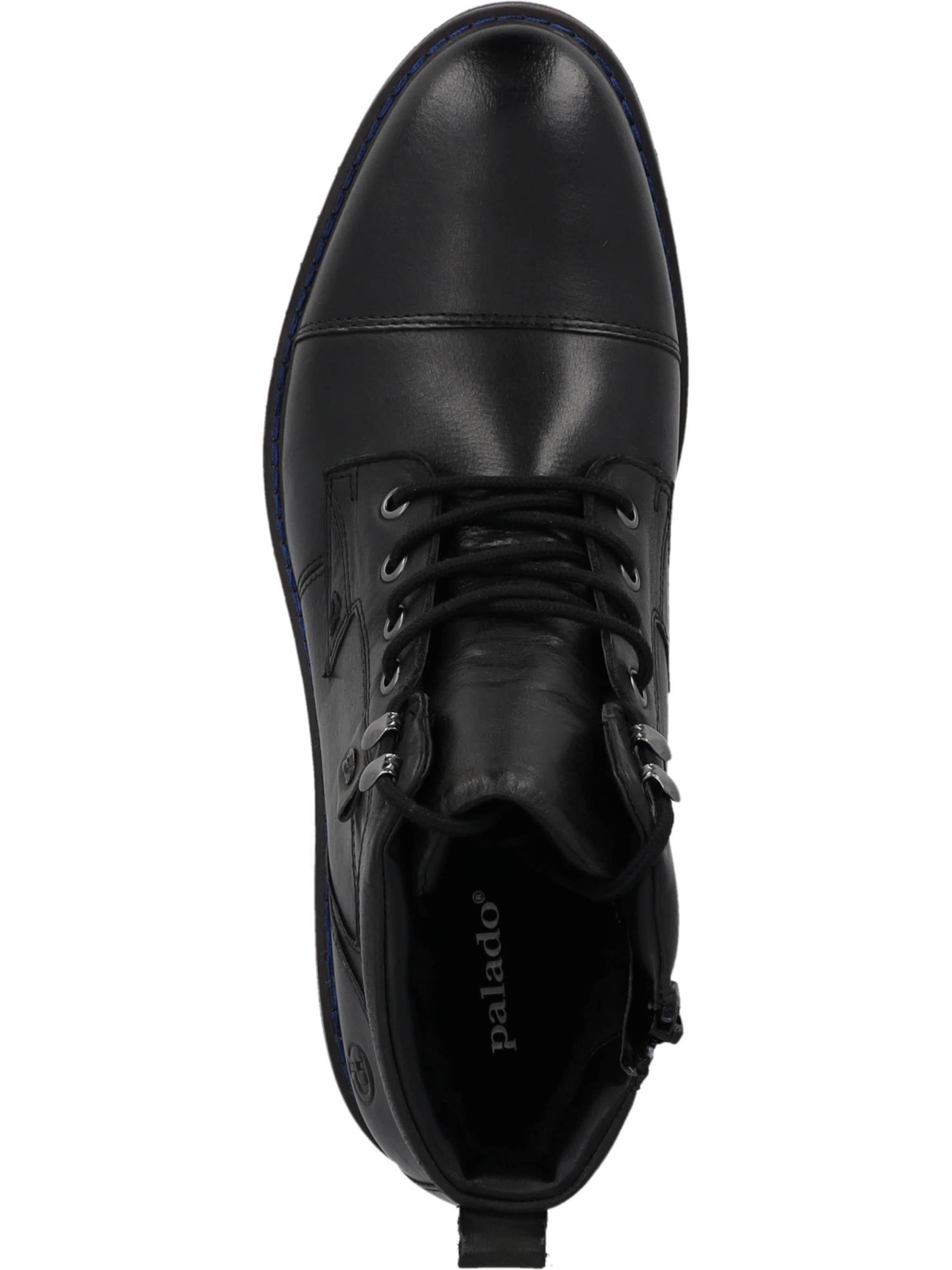 Palado Ботинки на шнуровке 'Aruin' в Черный