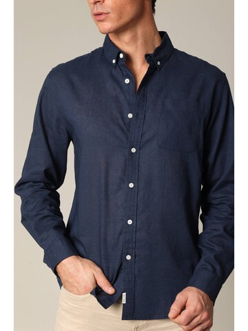 Coupe regular Chemise 'Sole' Deeluxe en bleu