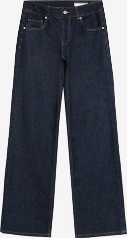 BershkaLoosefit Traperice - plava boja: prednji dio