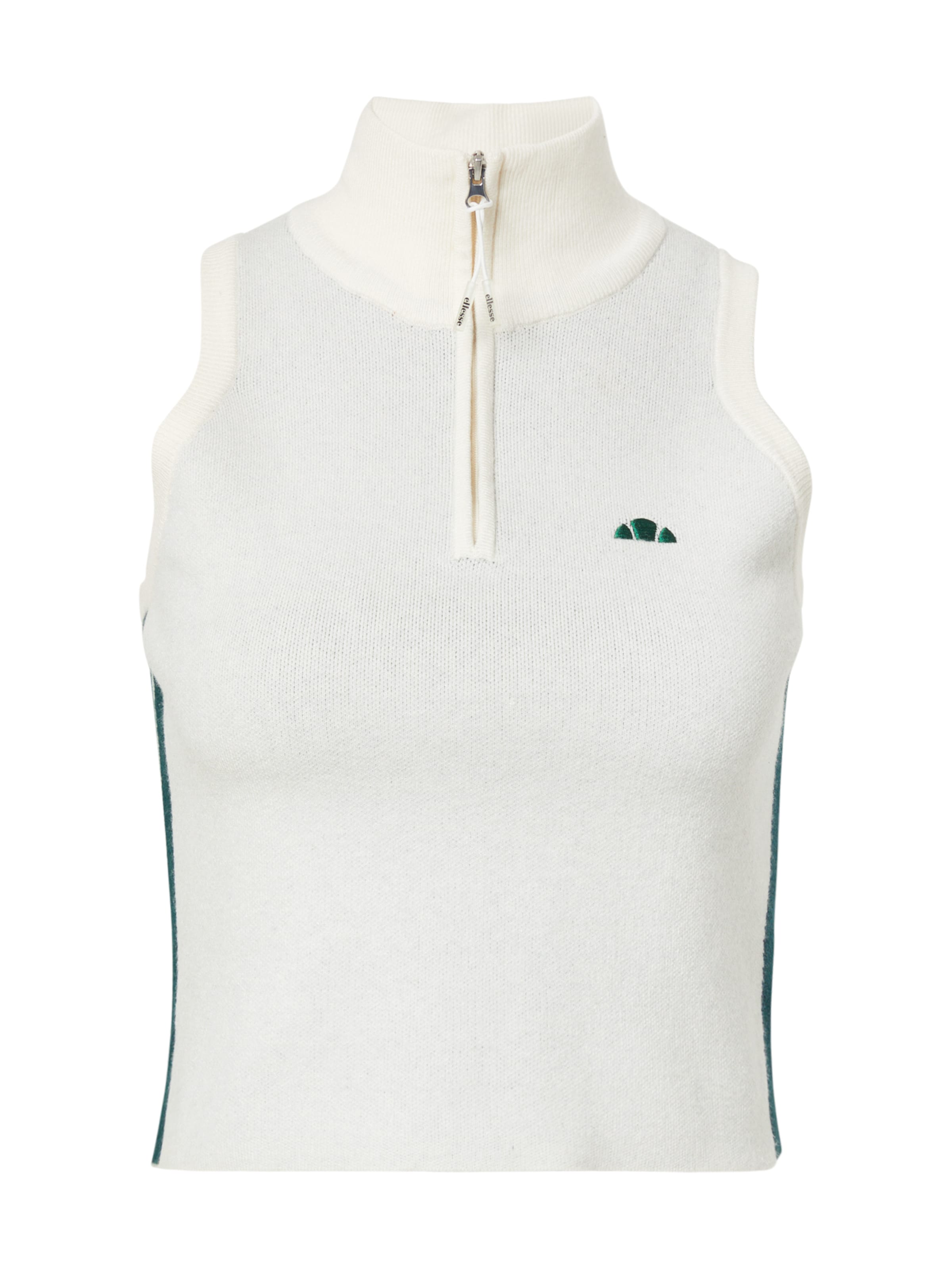 ELLESSE Πλεκτό τοπ 'Surista' σε λευκό: μπροστά