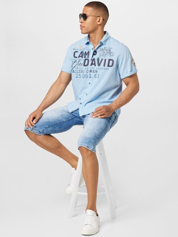 CAMP DAVID Regular Jeans 'Robi' i blå