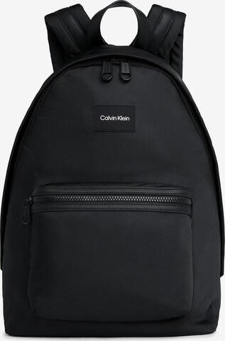 Calvin Klein Rucksack 'ESSENTIAL CAMPUS' in Schwarz: predná strana