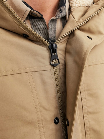 Parka d’hiver 'Clip' JACK & JONES en marron