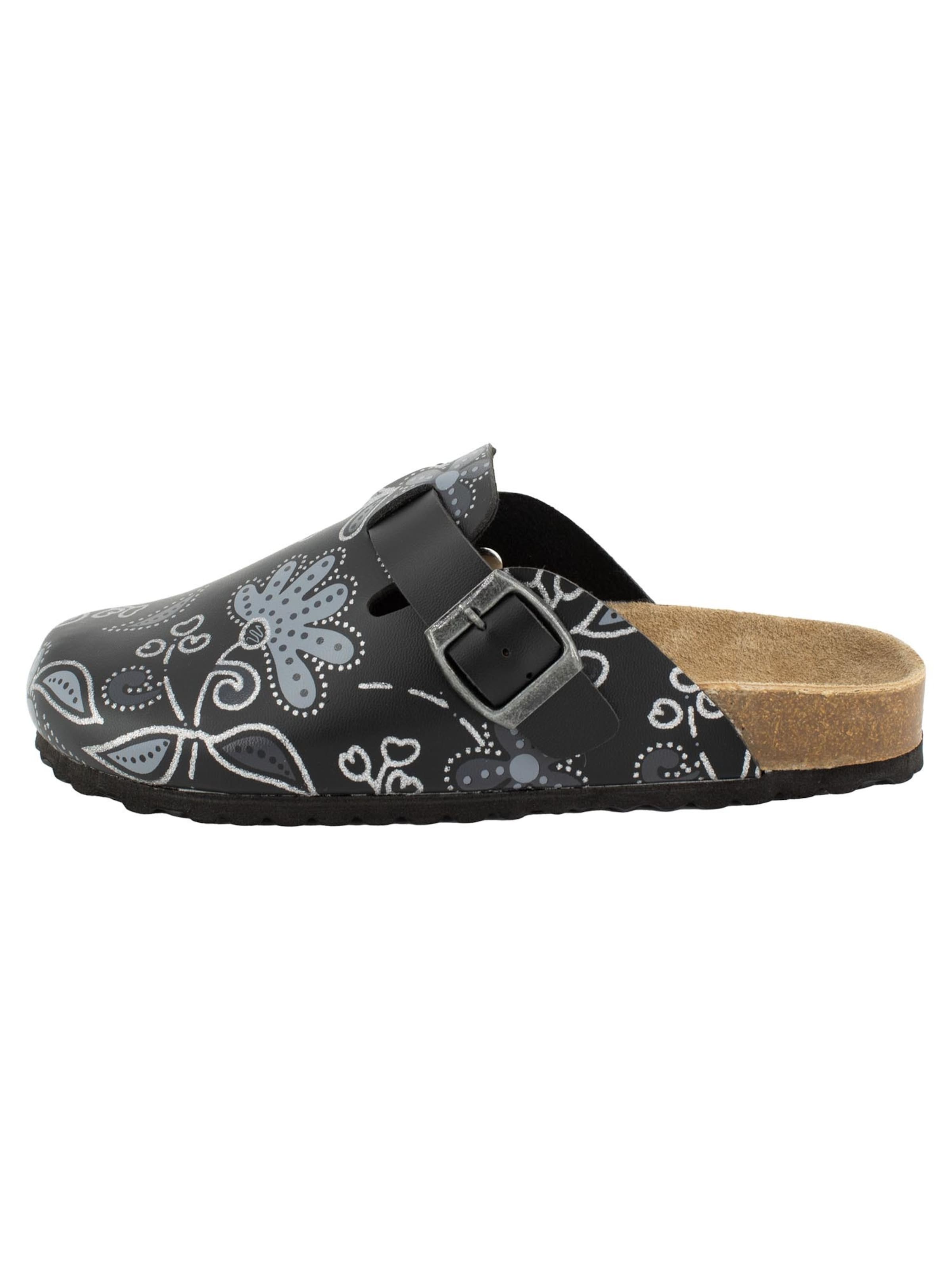 SUPERSOFT by Indigo Clogs 'Classic' in Black: front