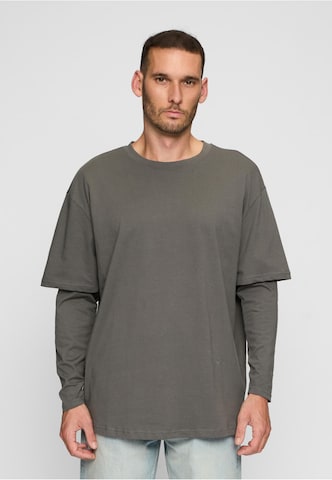 Urban Classics Regular fit Shirt in Grey: front