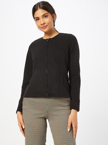 Fransa Knit Cardigan 'CECARDI' in Black: front