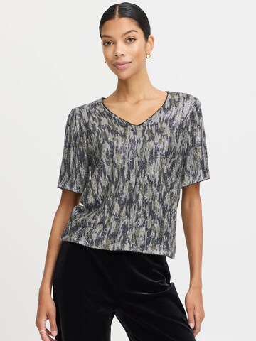 b.young Shirt 'Solia' in Grau: Vorderseite