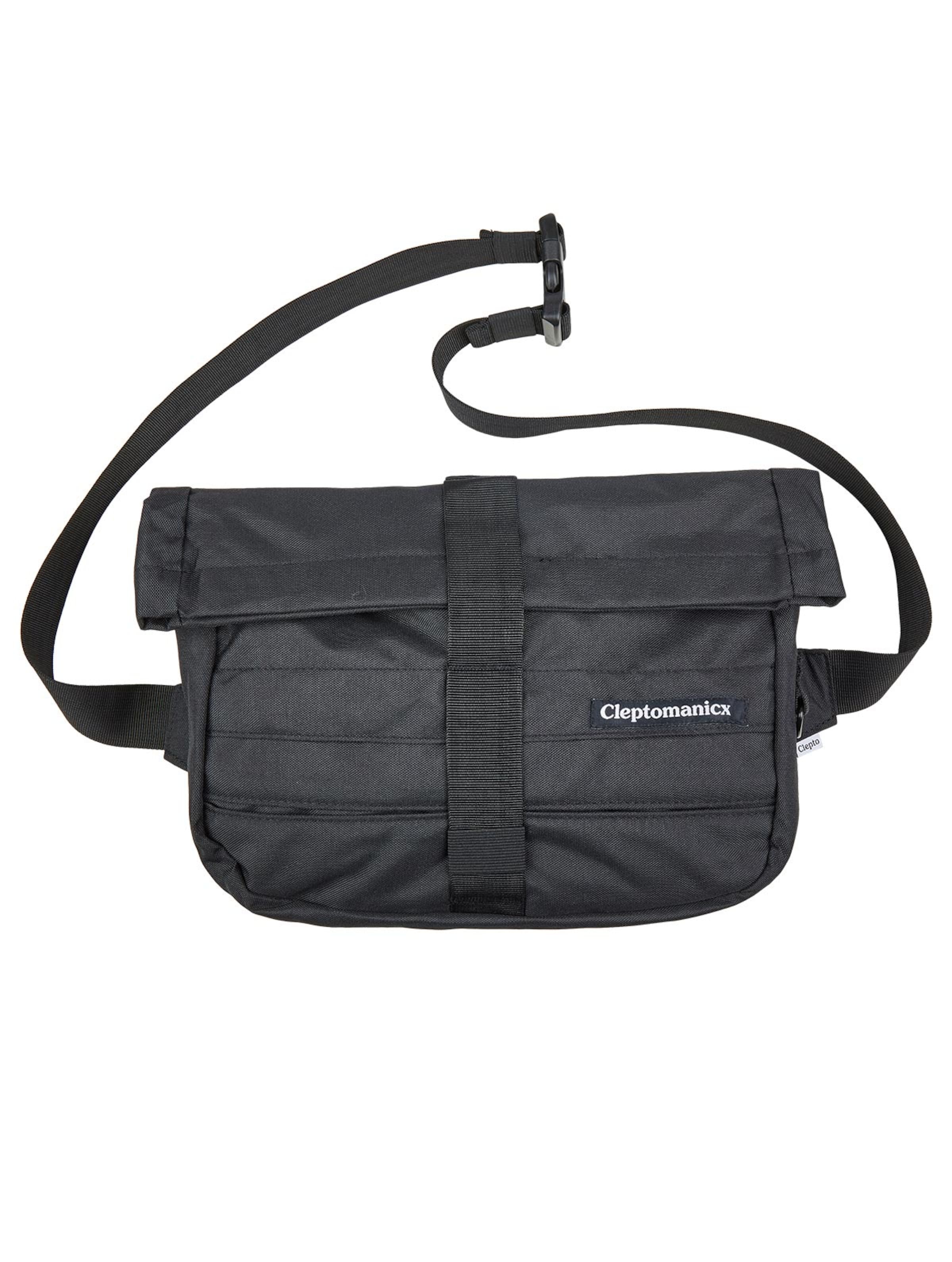 Cleptomanicx Gürteltasche 'TAP L' in Schwarz: Vorderseite