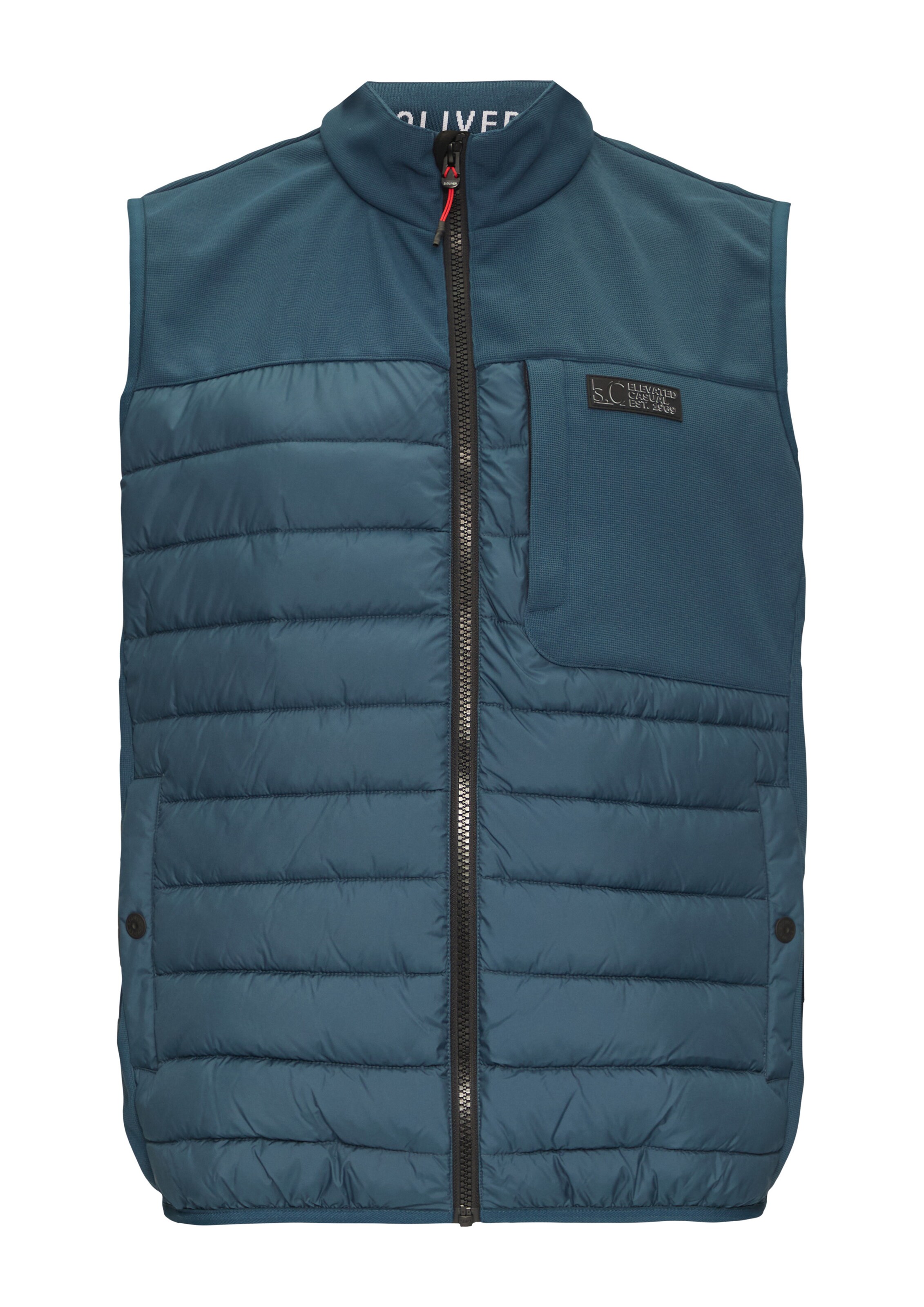 s.Oliver Red Label Big & Tall Weste in Blau: Vorderseite