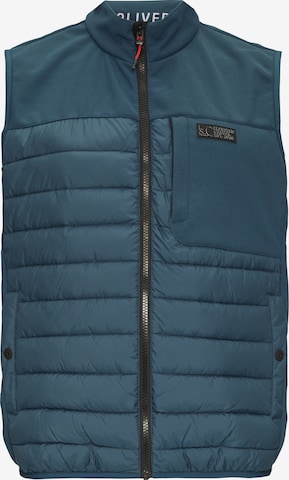 Gilet s.Oliver Red Label Big & Tall en bleu : devant