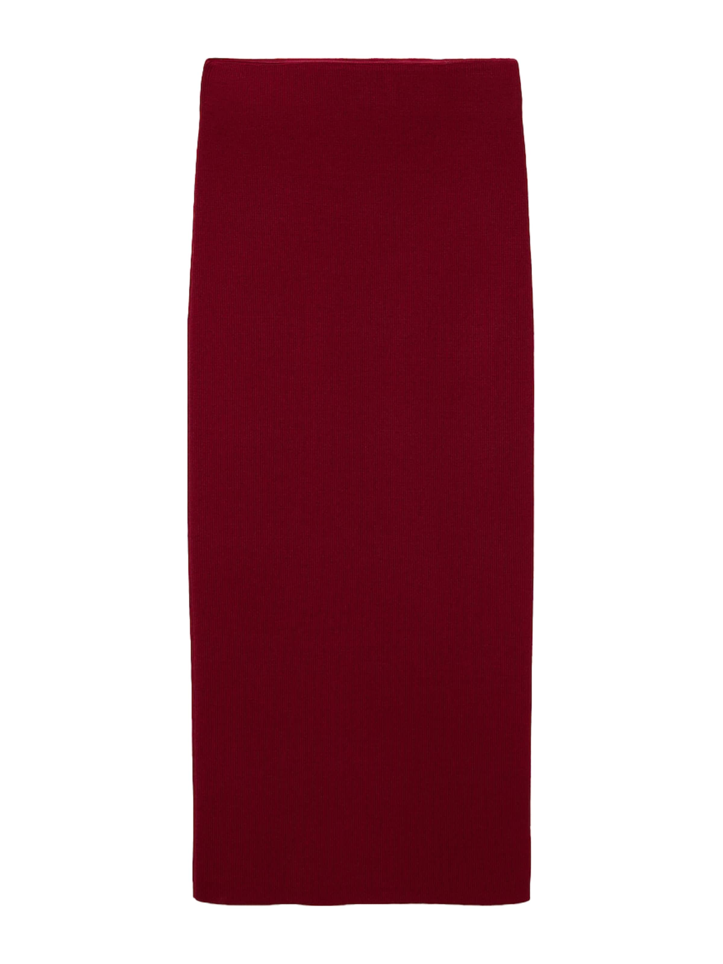 Jupe 'Seseta' MANGO en rouge : devant