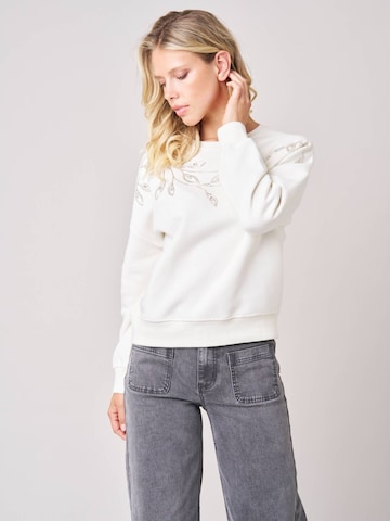 Deeluxe Sweatshirt‌‌‌‌‌‌‌‌‌‌ in Weiß
