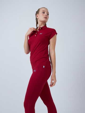 SPORTKIND Performance shirt 'Polo Shirt Loose-Fit' in Red