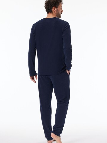 SCHIESSER Pyjama 'Casual Nightwear' in Blau