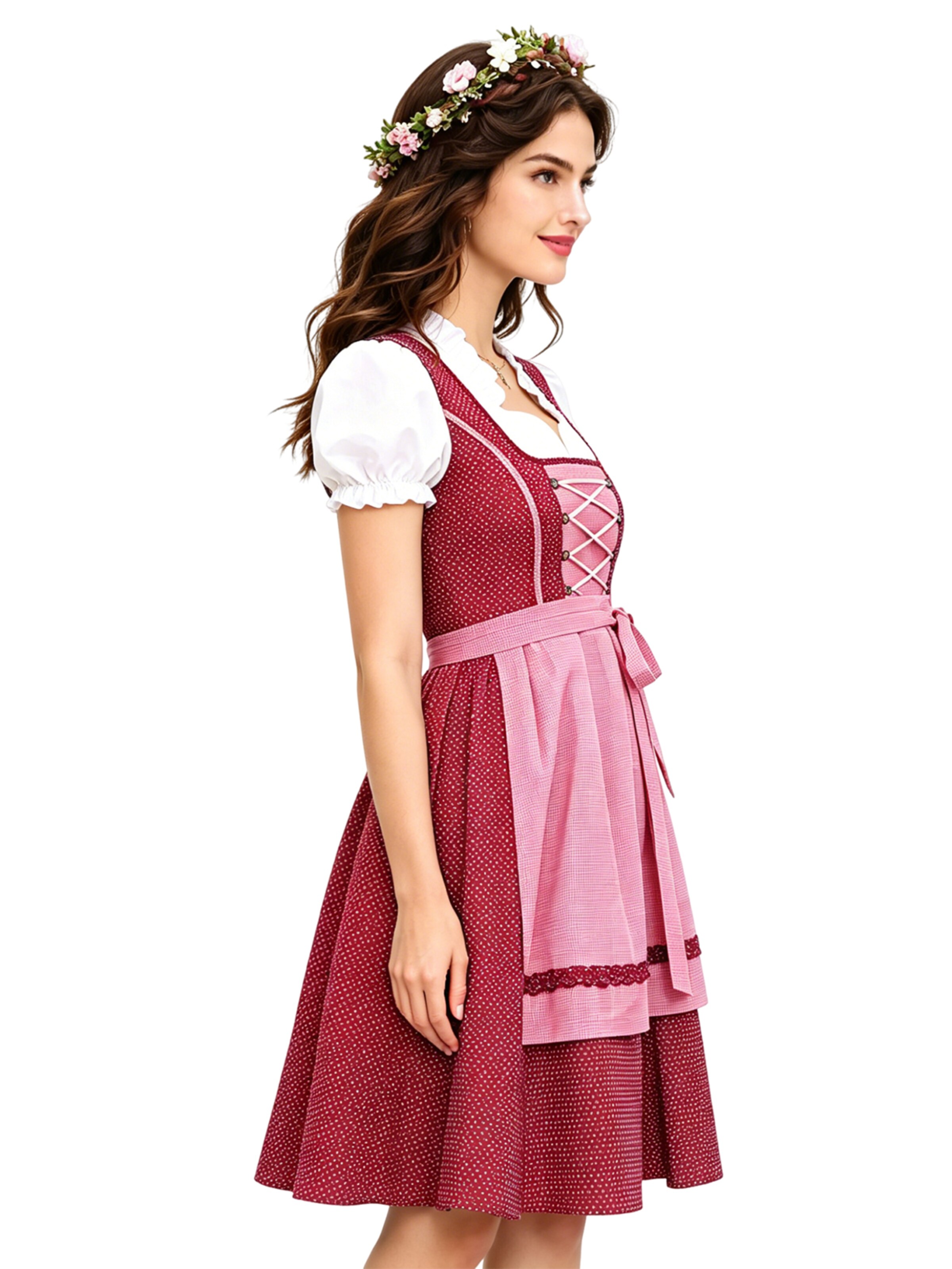KoJooin Dirndl‌‌‌‌‌ in Rot