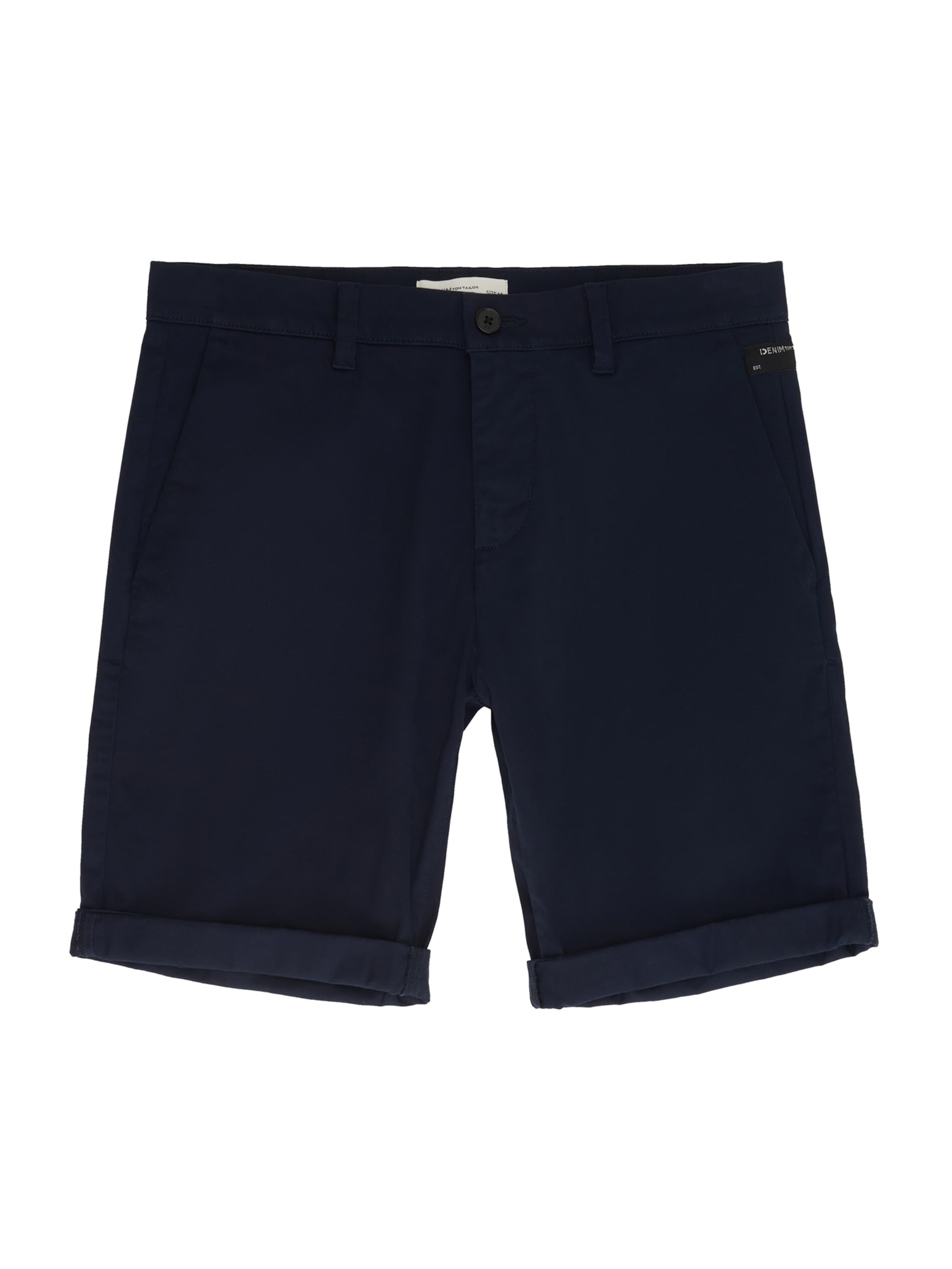 TOM TAILOR DENIM Slim fit Chino trousers in Blue: front