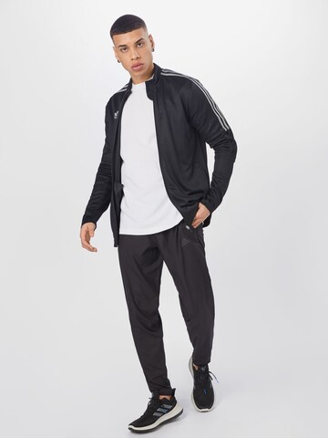 ADIDAS PERFORMANCE Skinny Trainingsjack in Zwart