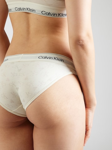 Calvin Klein Triangel Slip in Weiß: Rückseite