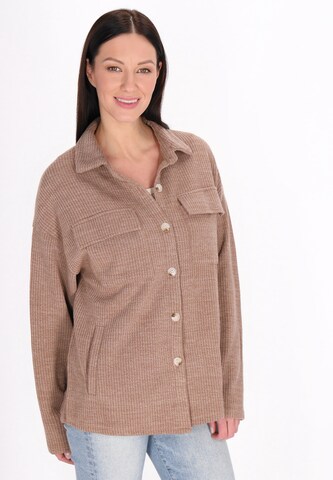 usha BLUE LABEL Tussenjas in Bruin: voorkant