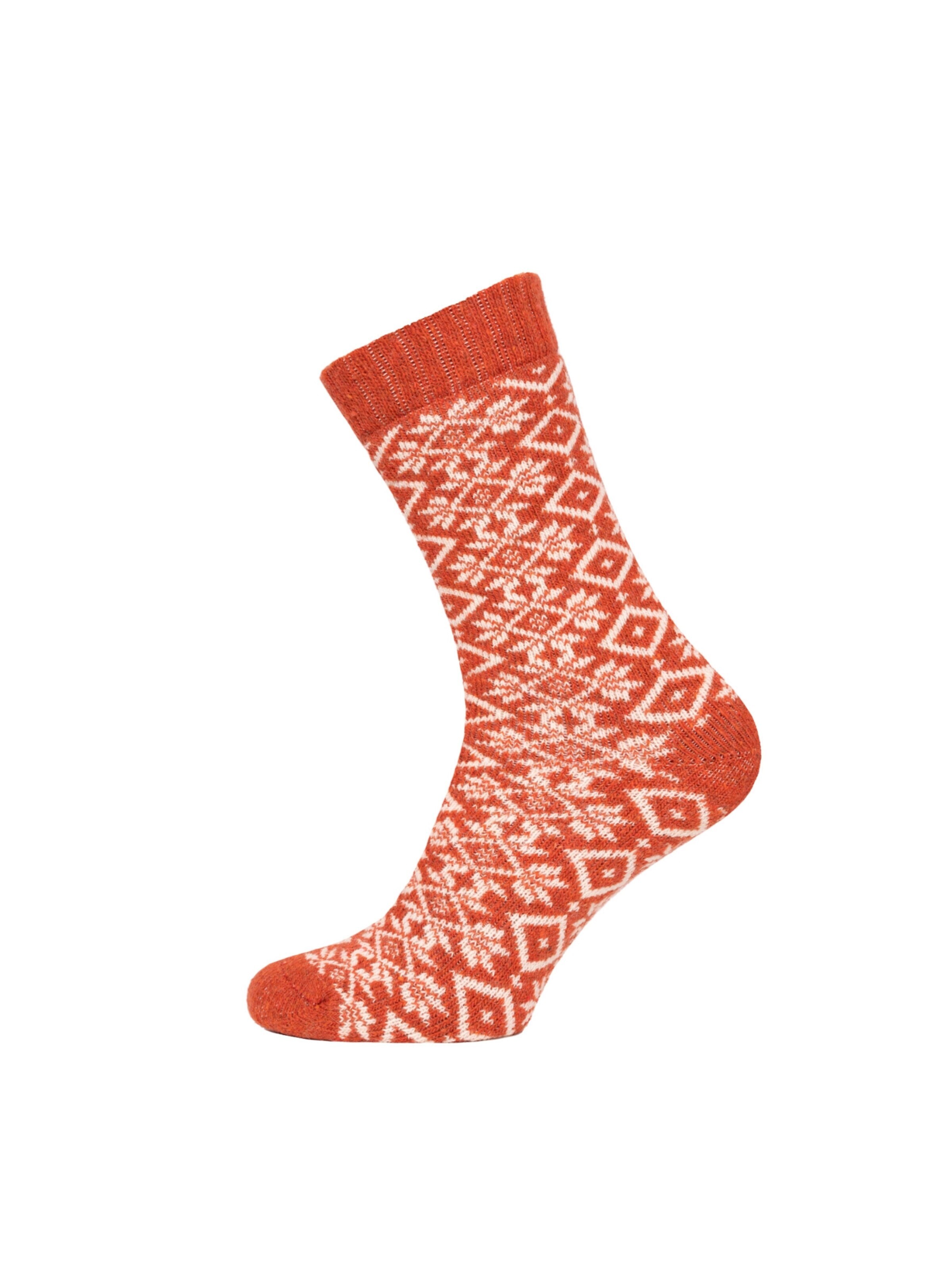 HomeOfSocks Socks 'HOS455' in Orange: front