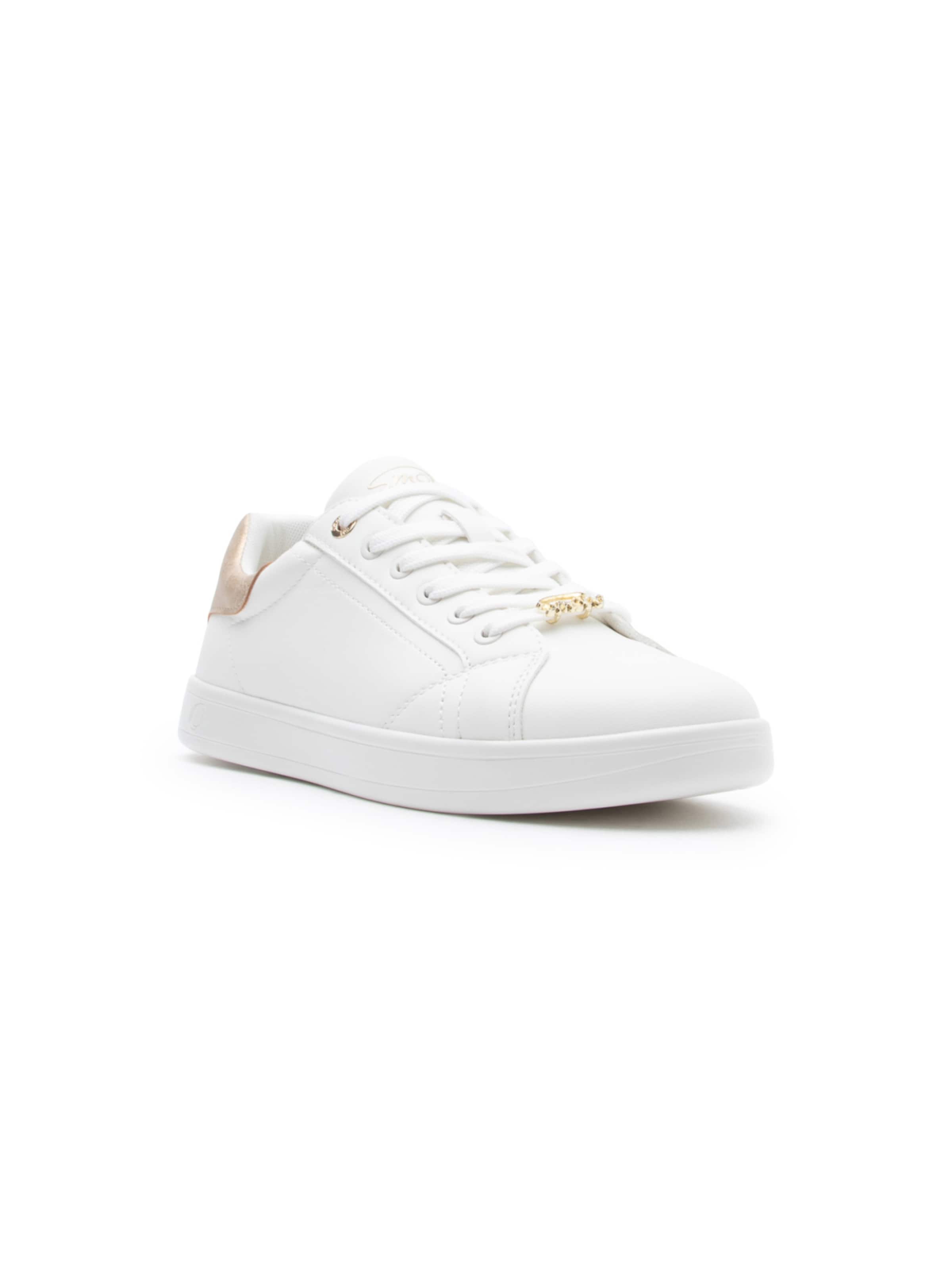 Dancing Queens Sneaker low 'SMOVE Accent Dance Sneaker Gold für Frauen'‌‌‌‌‌‌‌‌ in Weiß: Vorderseite
