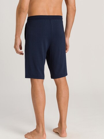 Hanro Pajama Pants ' Casuals ' in Blue