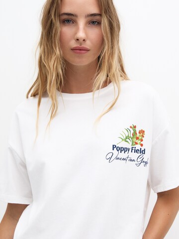 Pull&Bear Póló - fehér