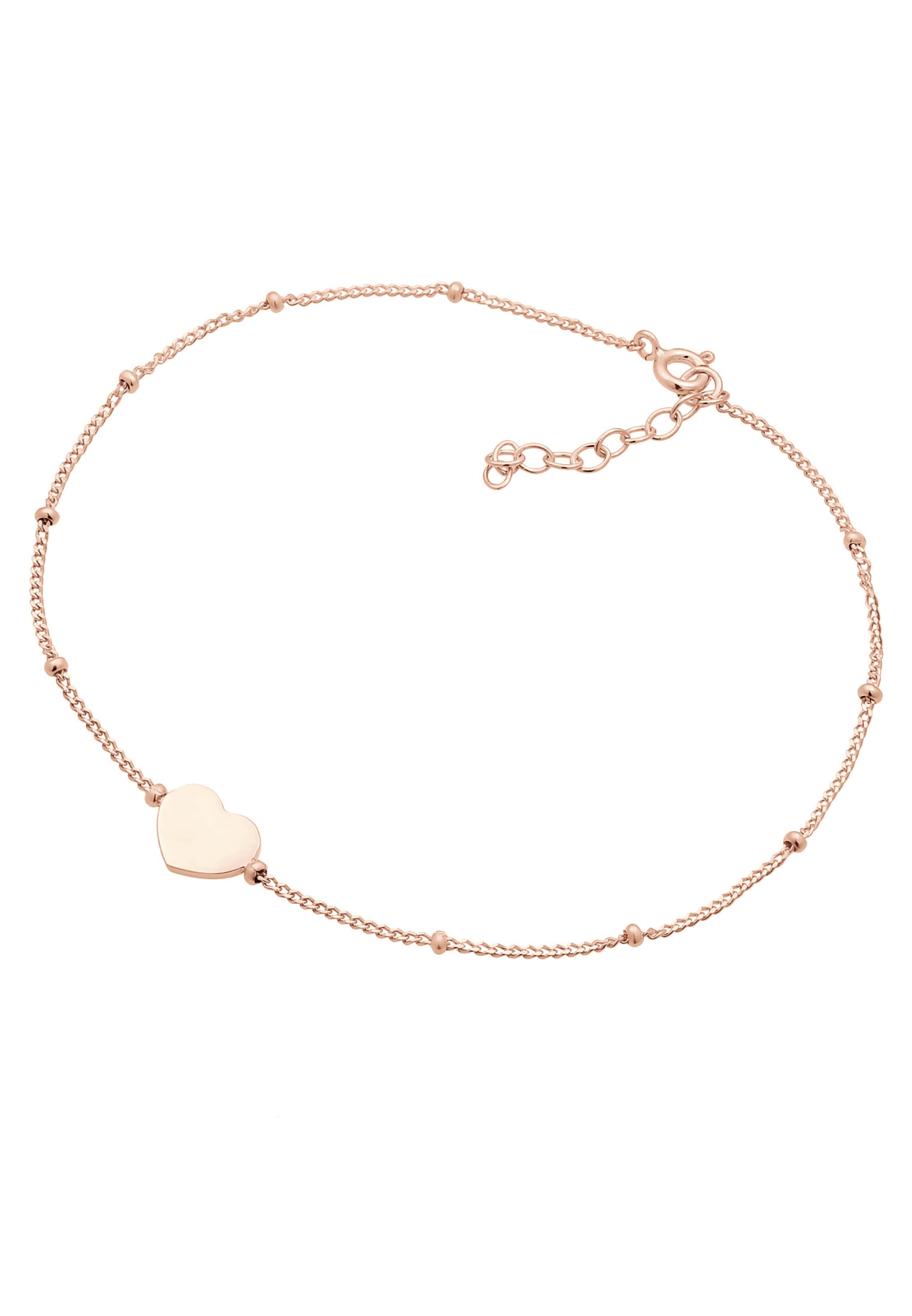 ELLI Voetsieraden 'Herz' in Goud