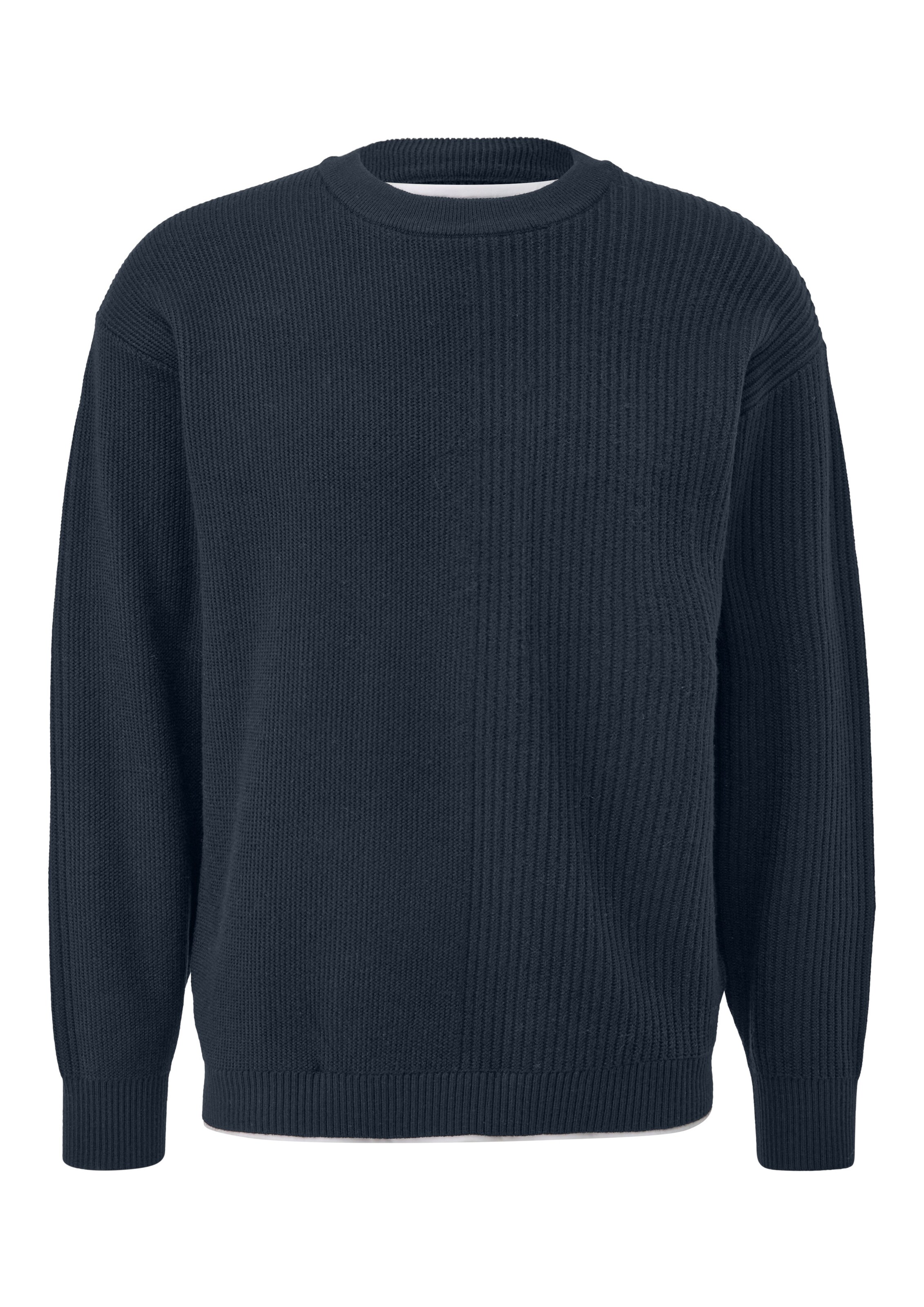 QS Pullover in Blau: Vorderseite