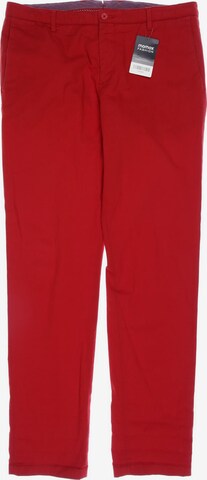 CAMP DAVID Pants in 33 in Red: front