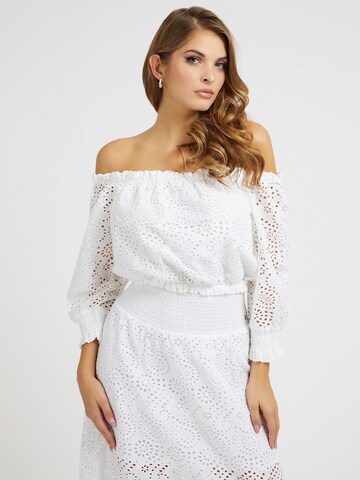 GUESS - Blusa em branco: frente