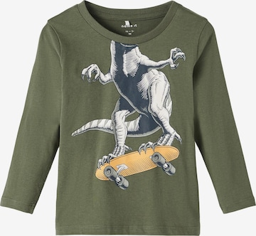 NAME IT Sweatshirt 'Lonan' in Green: front