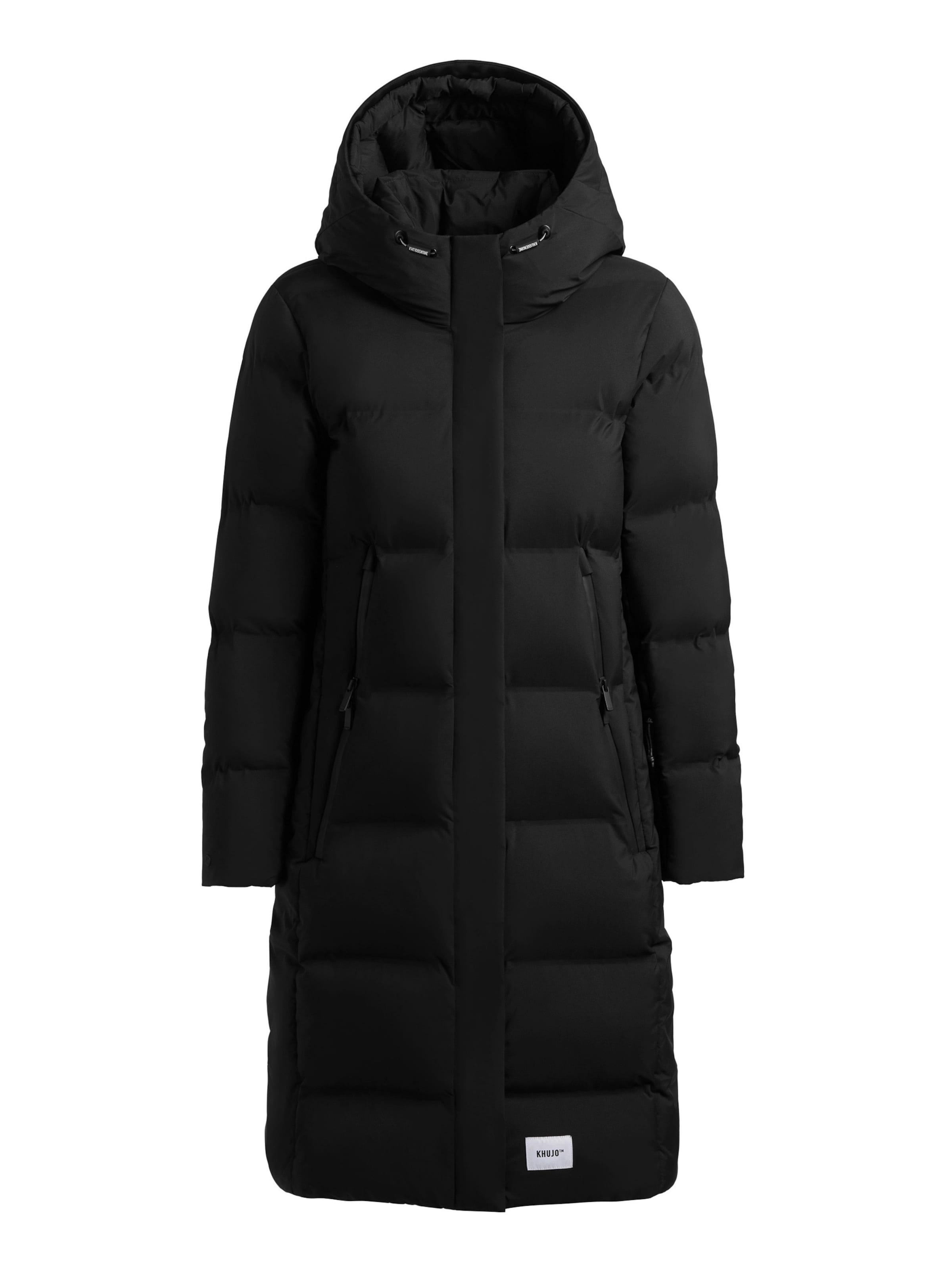 khujo - Abrigo de invierno 'Hayana2' en negro: frente