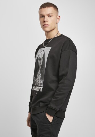 Coupe regular Sweat-shirt 'Bad Habit' Mister Tee en noir