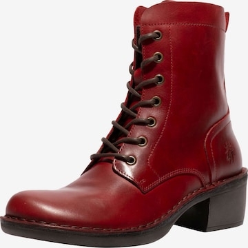 Stivaletto stringato di FLY LONDON in rosso: frontale